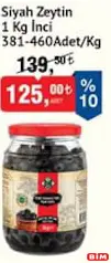İNCİ SİYAH ZEYTİN 1 KG